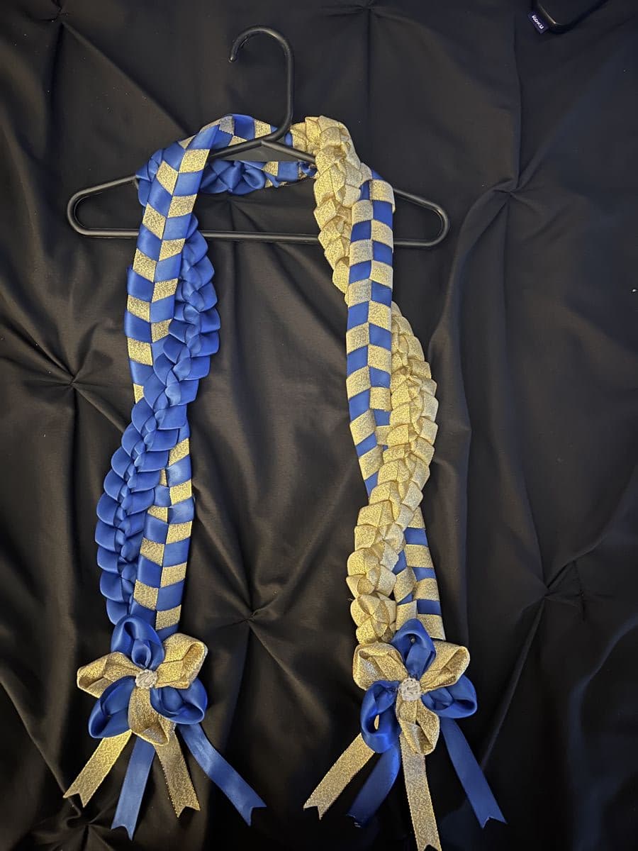 Blue & Gold Bloom